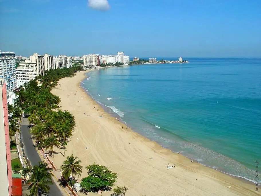 Beach Rental Lux Apt 3Br-2Bth+Sofabed+City & Ocean View San Juan Portoryko
